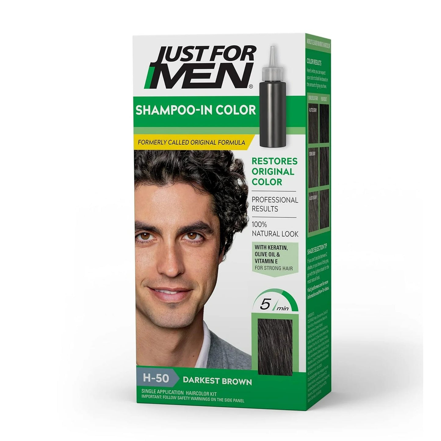 JUST FOR MEN SHAMPOO-IN COLOR