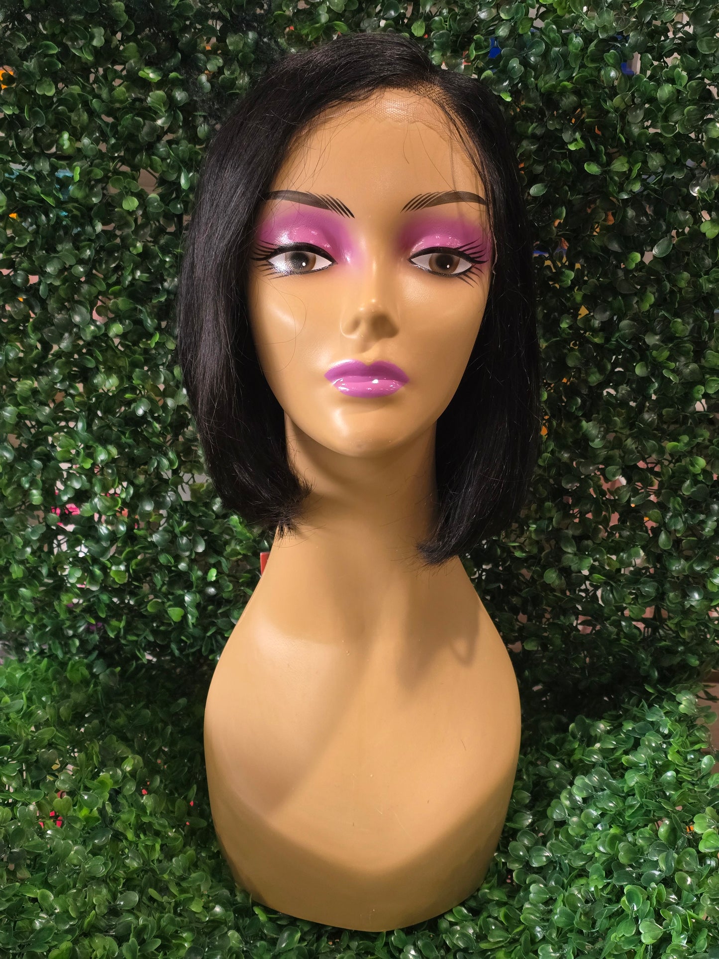 HUMAN HAIR 10" BOB HD LACE WIG