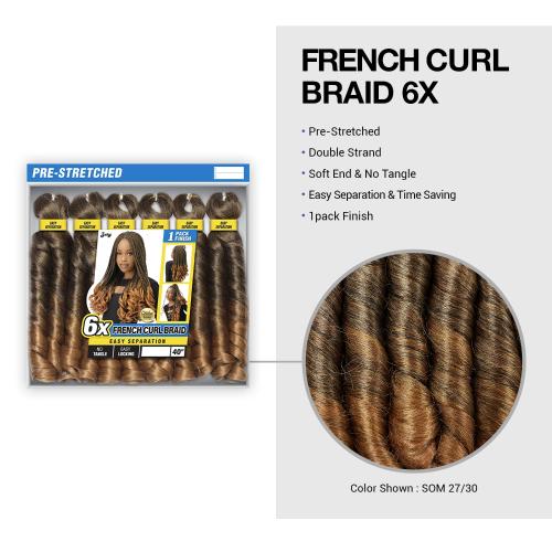 FRENCH CURL BRAID BRAIDING HAIR