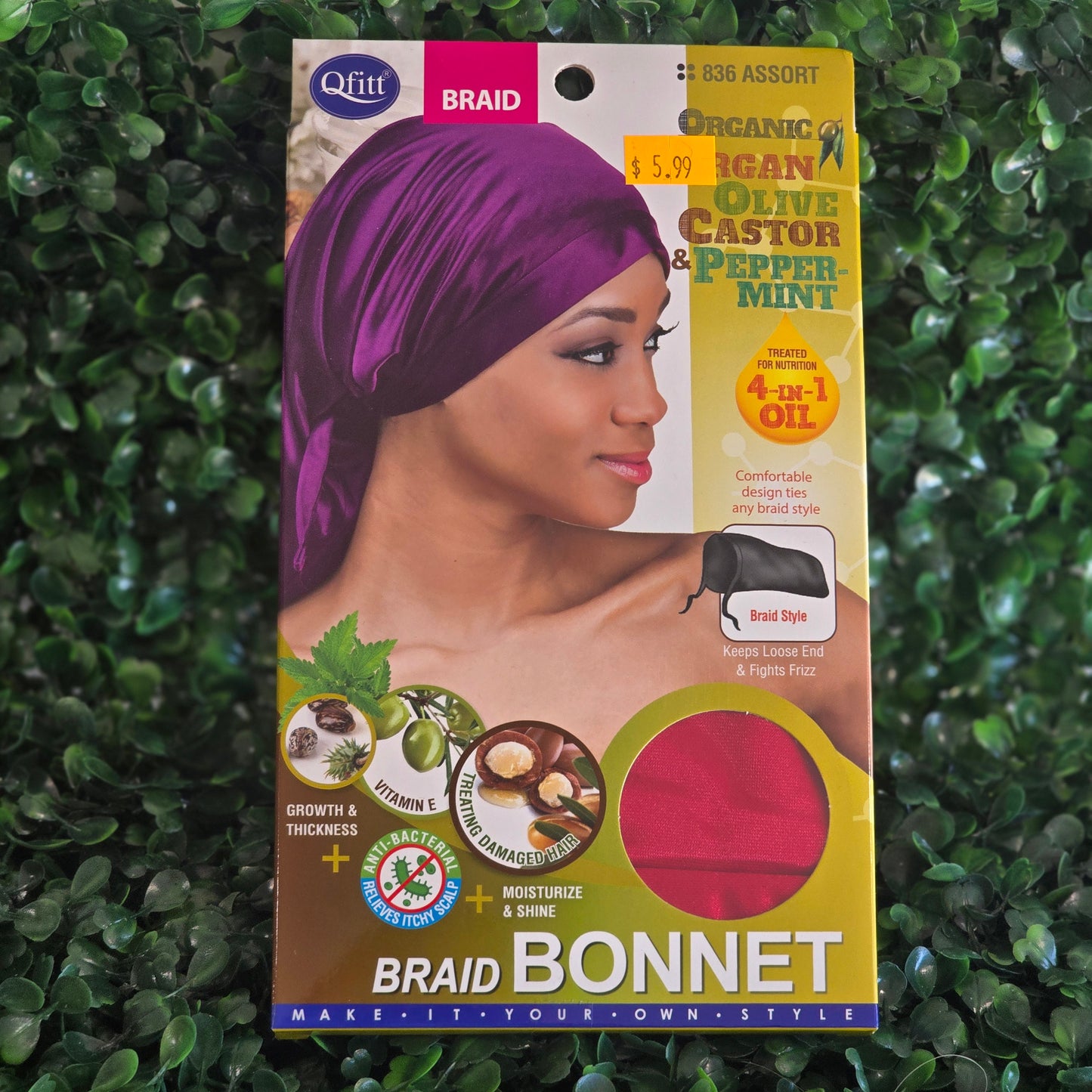 SATIN BRAID BONNET