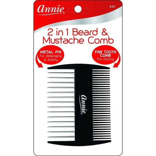 2-N-1 BEARD & MUSTACHE COMB
