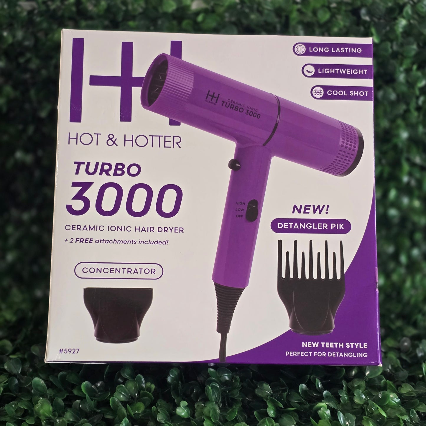 Hot & Hotter Turbo 3000 Ceramic Ionic Blow Dryer