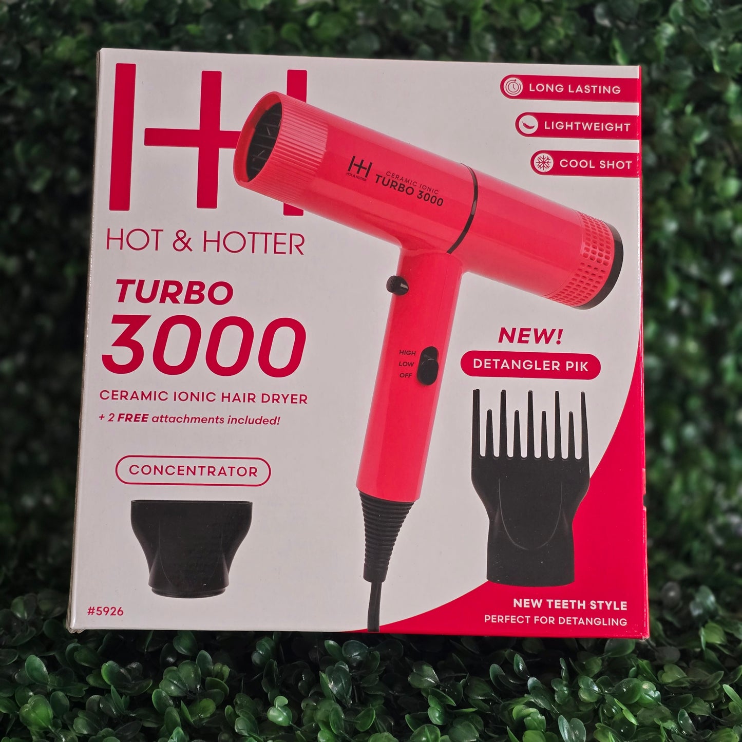 Hot & Hotter Turbo 3000 Ceramic Ionic Blow Dryer
