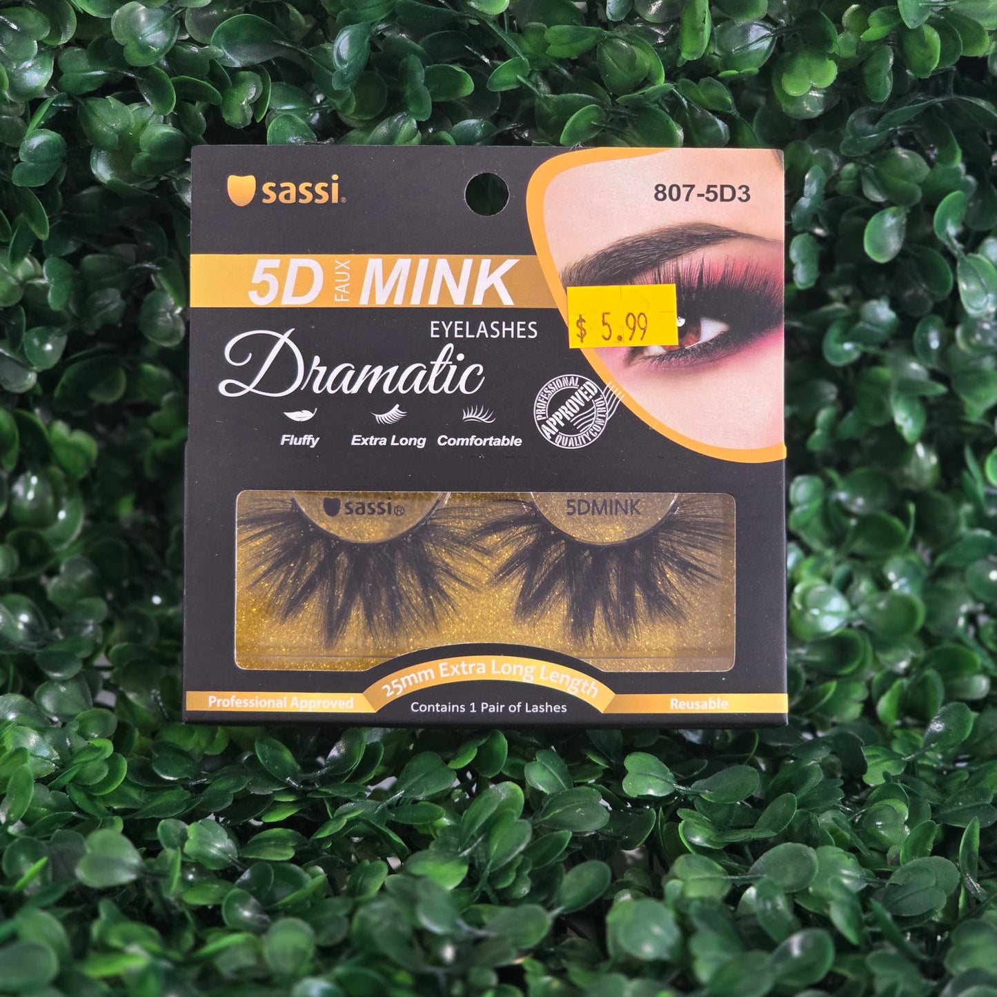 Sassi 5D Faux Mink Dramatic Eyelashes – Style 807-5D3