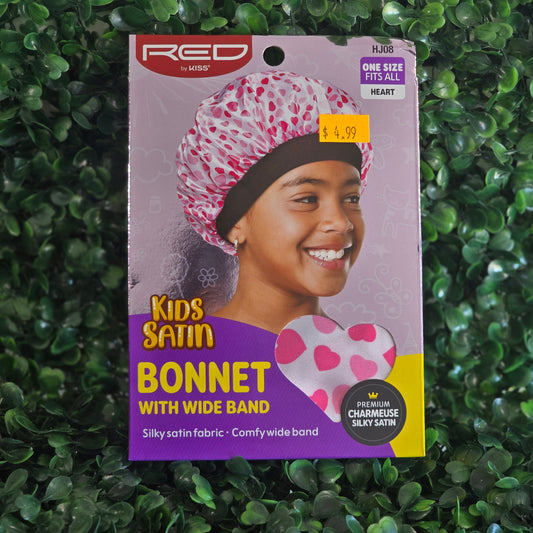 KIDS SATIN BONNET